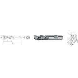 ELMAG HSS Co8-Schaftfräser DIN 844 - 73005