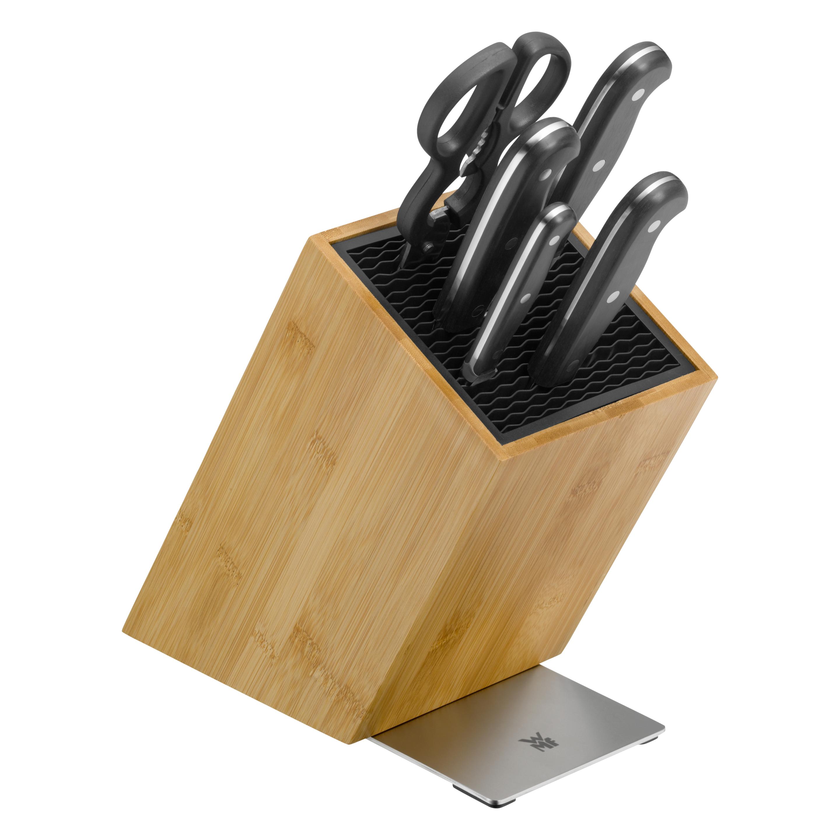 WMF Spitzenklasse Plus Asia Messerblock mit Messerset 6teilig, Made in Germany (18.8216.9992)