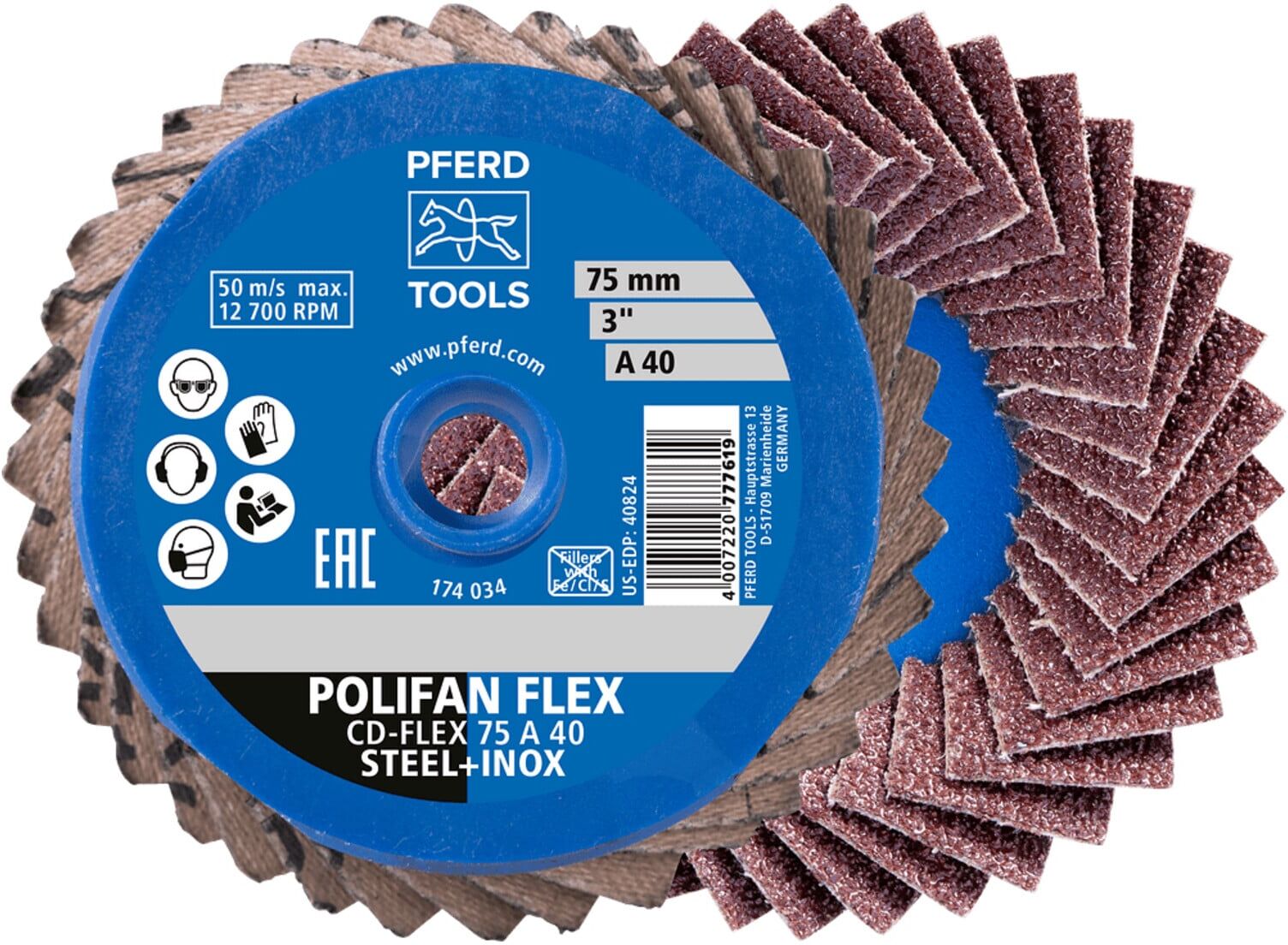 PFERD Schleifscheibe COMBIDISC CD-FLEX 75 A 60 (42719805)