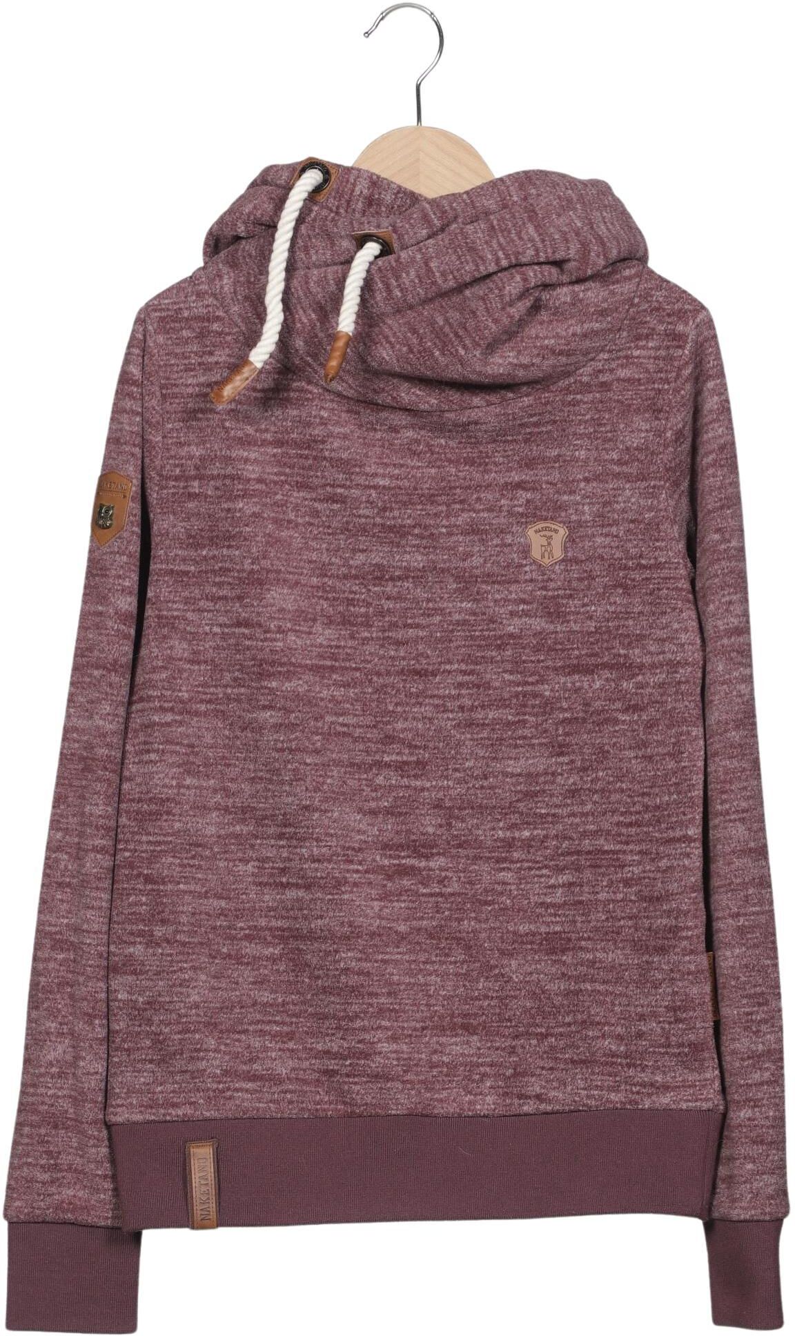 Naketano Damen Kapuzenpullover, Bordeaux, Gr. S, Synthetik - Second Hand