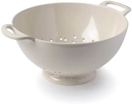 Zeal Melamine 24cm Colander Cream