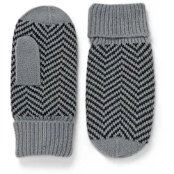 Tchibo - Strick-Fäustlinge - Damen - Gr. 7,5 - schwarz