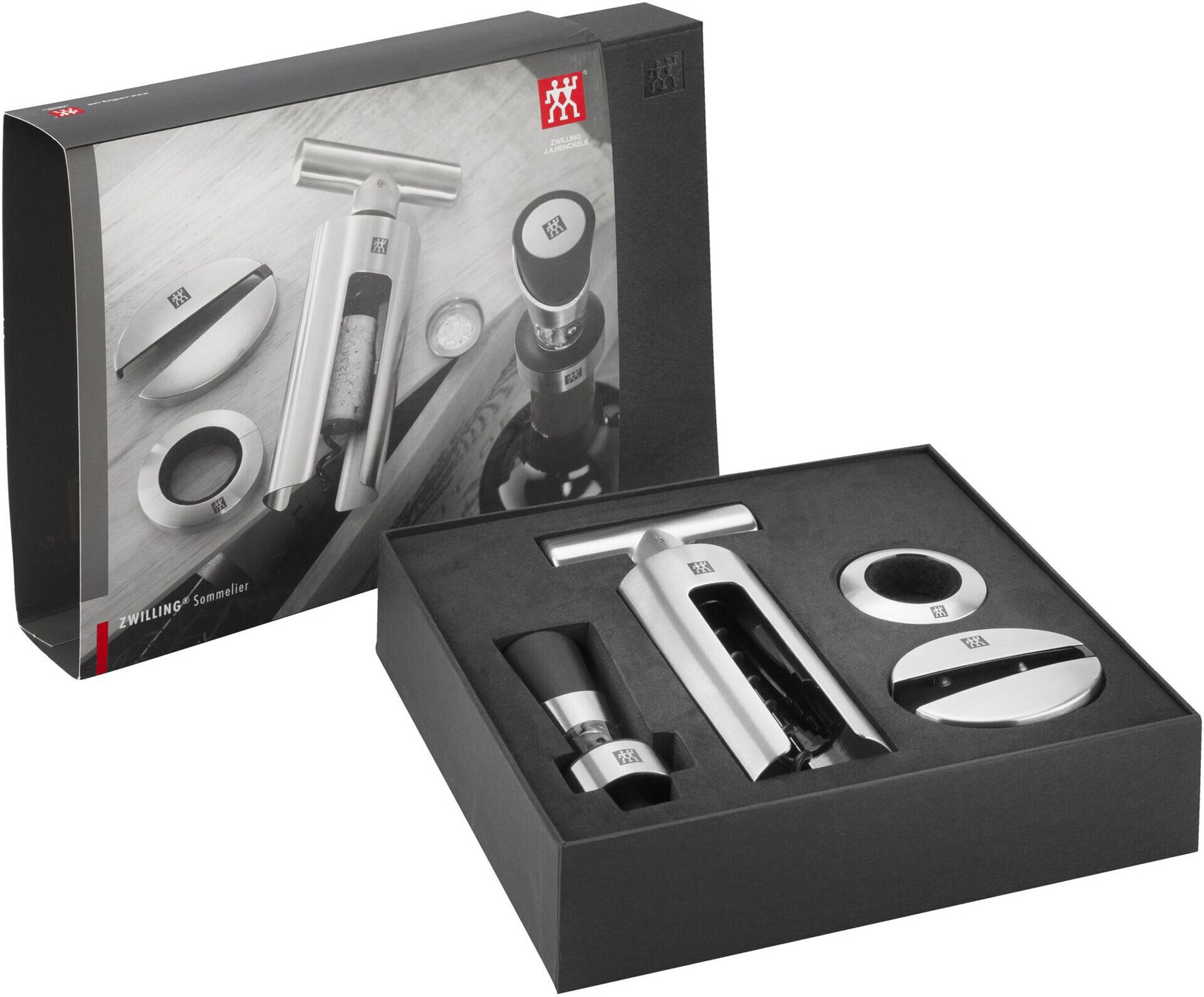 ZWILLING SOMMELIER - Sommelier set - 4 stuks zilver