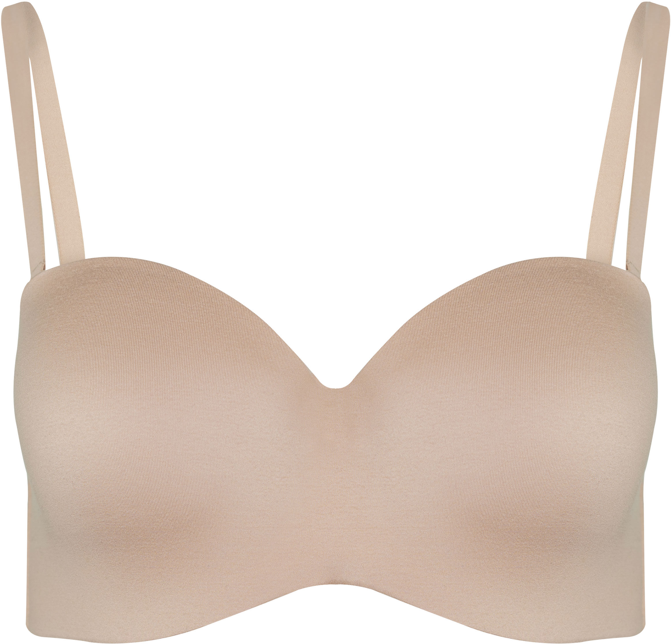 Multiway-BH MAGIC BODYFASHION "Luxury Strapless Bra", Damen, Gr. 75, Cup E, beige (caramel), Obermaterial: 80% Polyamid, 20% Elasthan, BHs Multiway-BH, glatte und nahtlose Körbchen caramel 75, Cup E