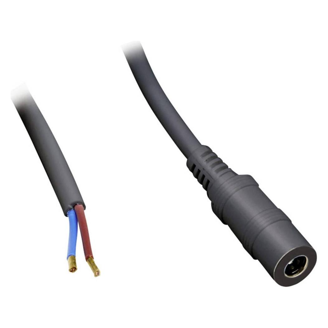 BKL Electronic 075182 Niedervolt-Anschlusskabel Niedervolt-Buchse - offene Kabel (075182)
