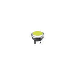 RAFI 1.15.21024 - Drucktaster, Lumotast 16, 1 Schließer, Blende: transluzent gelb