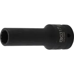 BGS Kraft-Steckschlüssel-Einsatz Zwölfkant, tief | Antrieb Innenvierkant 20 mm (...
