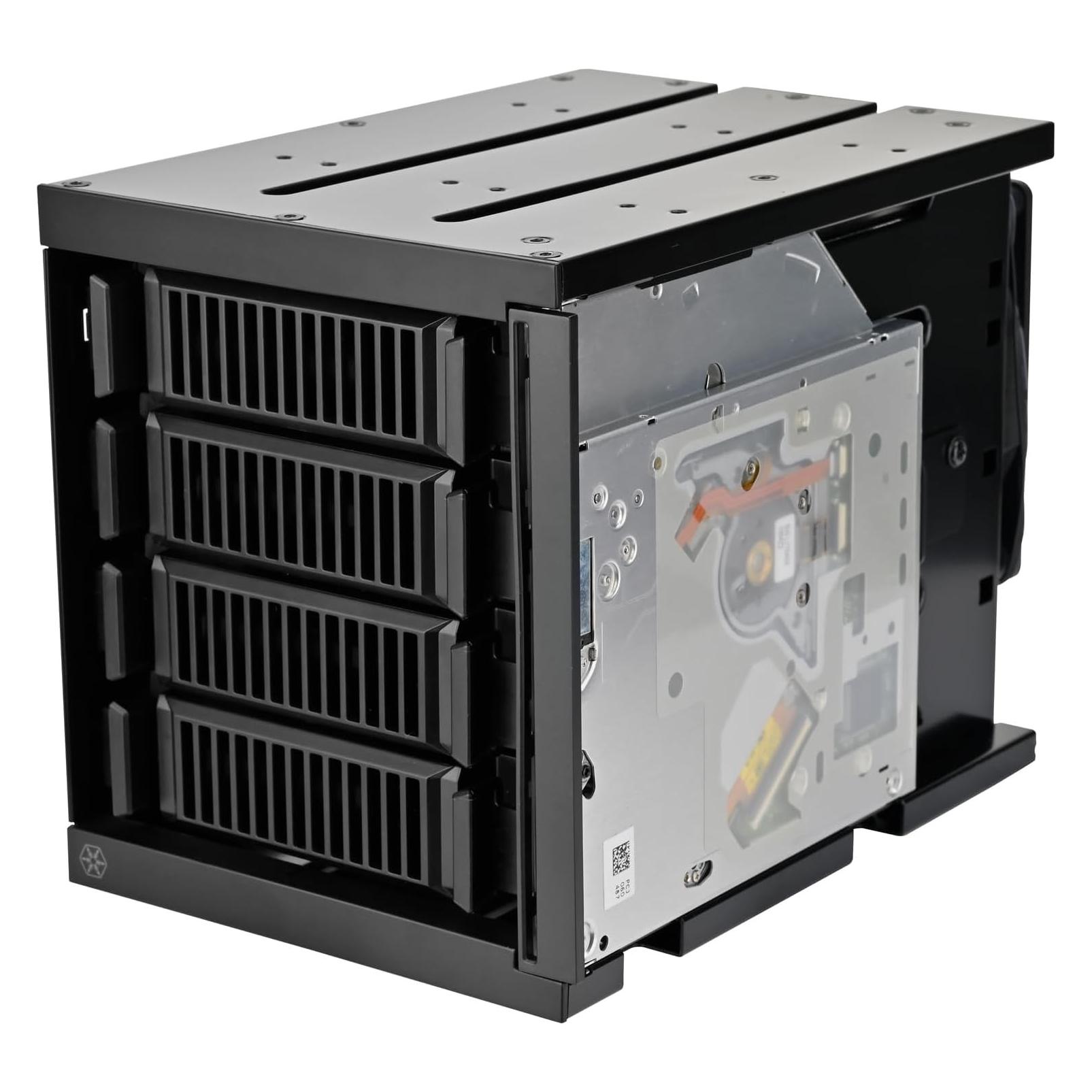 Silverstone Technology SST-FS304B-V, DREI 5,25-Zoll-Geräteeinschübe an Vier 3,5-Zoll-SAS 12G / SATA (SST-FS304B-V)