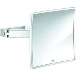 Grohe Selection Cube Kosmetikspiegel 40808000 3-fache Vergrößerung, für Wandmontage, chrom