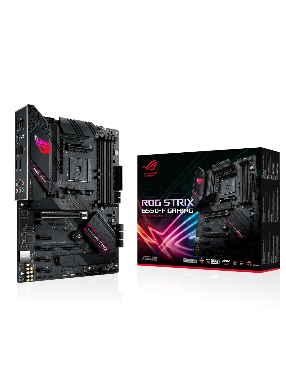 ASUS ROG STRIX B550-F GAMING Mainboard - AMD B550 - AMD AM4 - DDR4 RAM - ATX