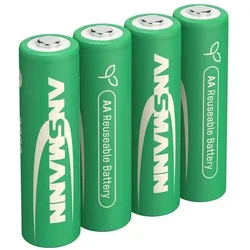 Ansmann 4x Batterien »Typ 2800« Mignon AA 2600 mAh