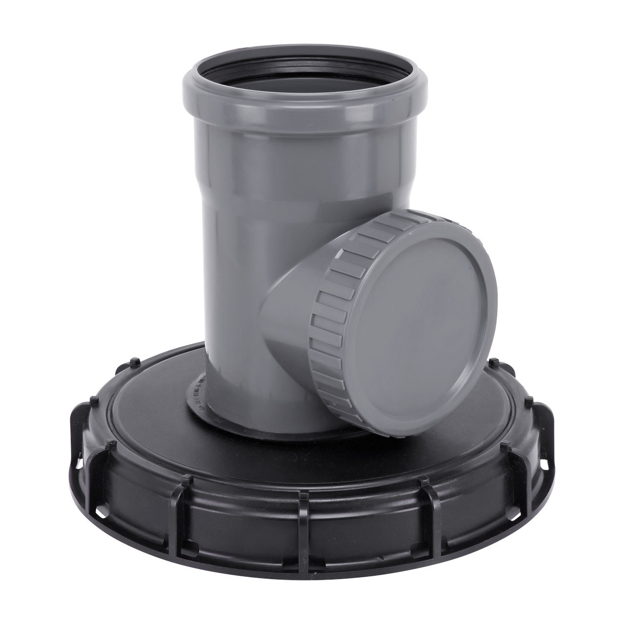 REKUBIK IBC Deckel Einlauf mit HT-Serviceöffnung DN 225 DN 110
