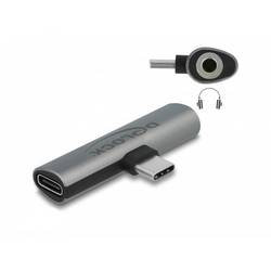 Delock USB-C®, Audio Adapter [1x USB-C® Stecker - 1x Klinkenbuchse 3.5 mm, USB-C® Buchse] 64186 0 m