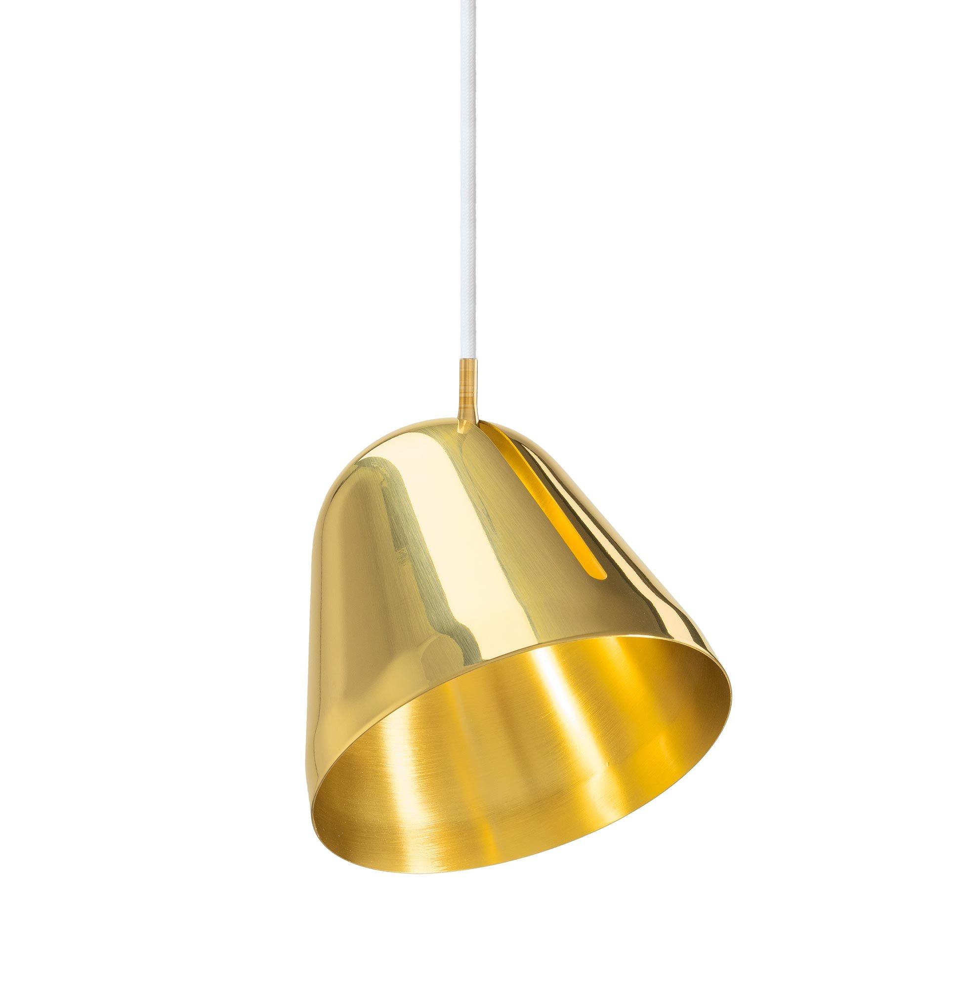 Nyta Tilt S Brass Pendelleuchte (weiß, 3 m) weiß | 3 m Tilt S Brass 1.2.2