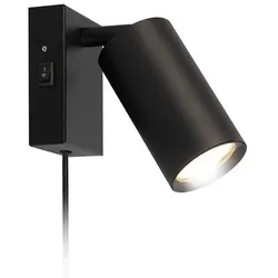 Solight Wandlampe Schwarz WO3002-B