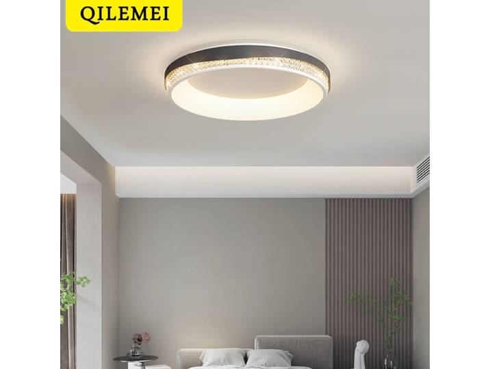Style italien lumière luxe plafonnier haut de gamme moderne Simple LED Protection des yeux lumière chambre salon luminaire