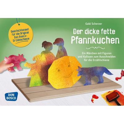 Der dicke fette Pfannkuchen. Erzählschienen-Figurenset, Set von Gabi Scherzer, Don Bosco, 978-3-7698-2406-3