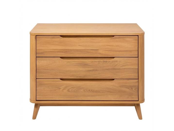 Commode en chêne massif, finition mat