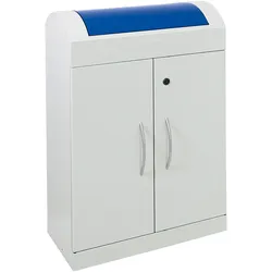 Stumpf Wertstoffsammler TD1plus 1x90L, 975x620x320mm grau, Abfalleimer, Grau