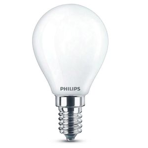 Philips LED-Lampe Filament, E14, 6,5W ersetzt 60W, neutralweiß