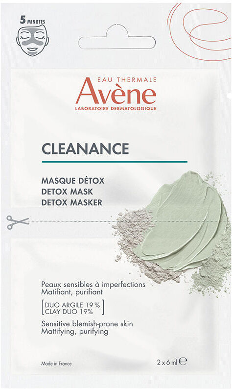 Avène Máscara desintoxicante Cleanance 2 x 6 ml