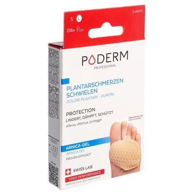 Poderm Prof Schutzpolst L Fusssohlen/Schwie 2 Stk St Bandage(s)