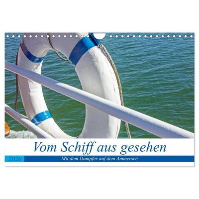 Vom Schiff aus gesehen - Mit dem Dampfer auf dem Ammersee (Wandkalender 2026 DIN A4 quer), CALVENDO Monatskalender
