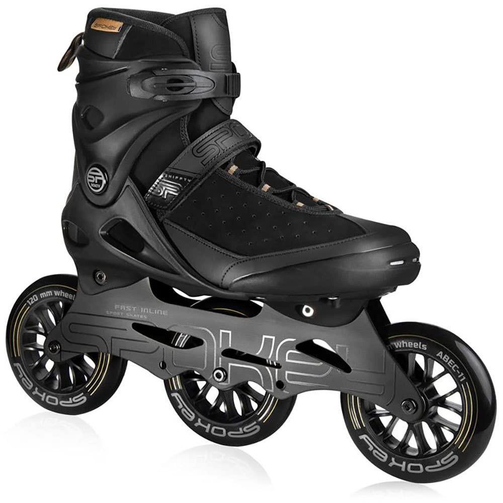Inline Skates für Erwachsene mit Naturleder und Aluminium-Schienen