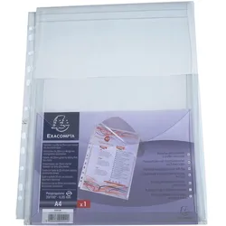 Exacompta, Mappe, Tasche Perforate Espandibili (A4, 50x)