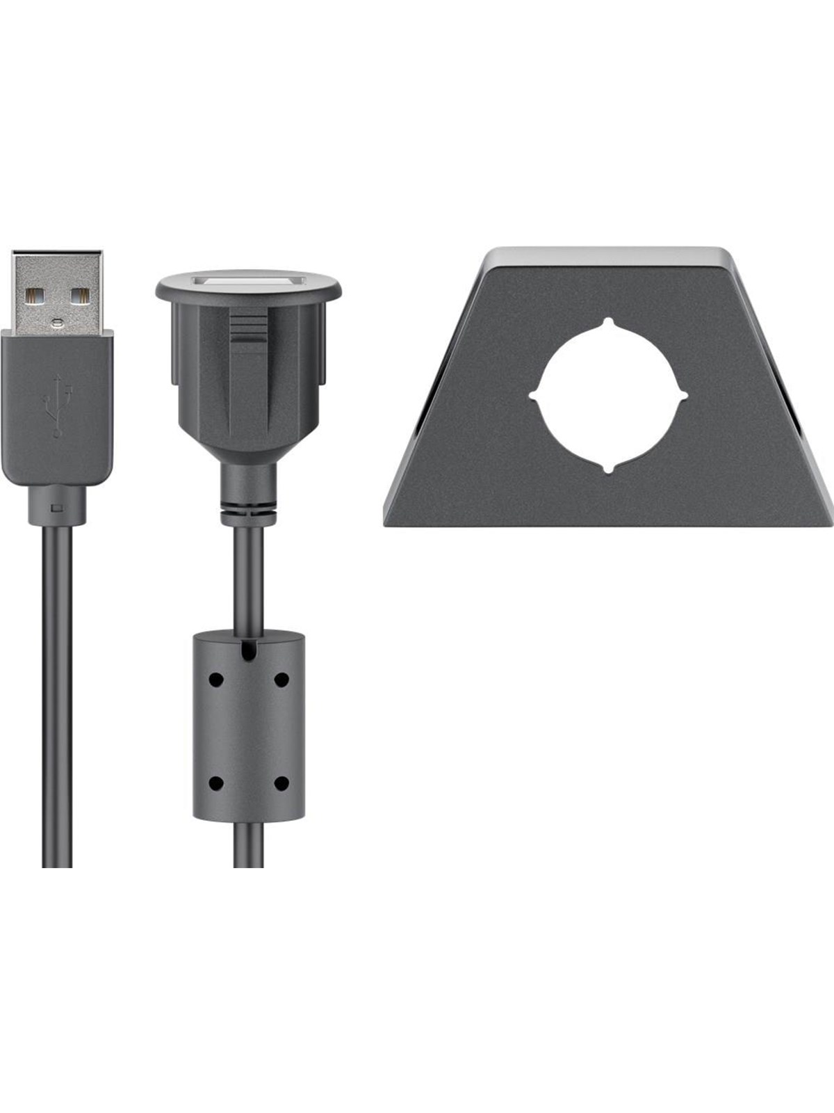 Pro USB-A USB-A - 2m - Schwarz