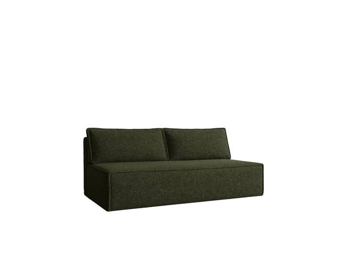 Kaiser Möbel Schlafsofa Mit Bettkasten DUO Stoff Verita Dunkelgrün, Kunststoff, Füllung: Komfortschaum,Komfortschaum, Rechteckig, 198x89x90 cm, Babymöbel & Kindermöbel, Kinderzimmer & Jugendzimmer, Schlafsofas
