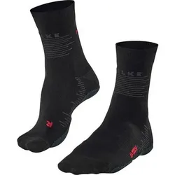 FALKE Herren Socken RU True Motion M, Größe 39-41 in Schwarz Schwarz