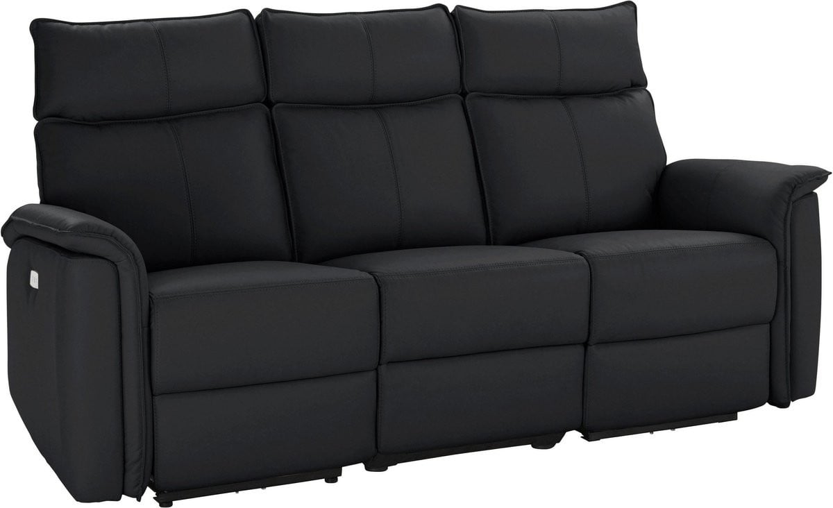 Notio Living Zola 3-zitsbank - Zwart - Scandinavisch design