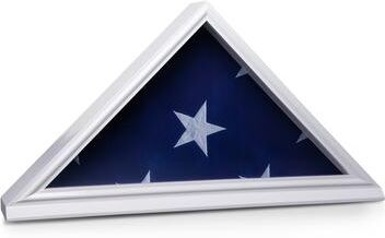 Bey Berk Solid Wood 9' x 5.5' Burial Flag Display Case