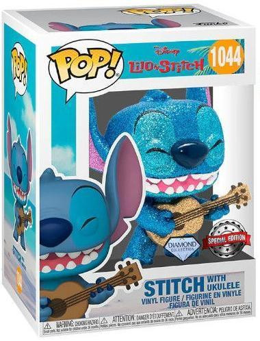 Funko Pop! Disney Lilo & Stitch - Stitch met Ukulele 1044 Special Edition Diamond Vinyl figuur