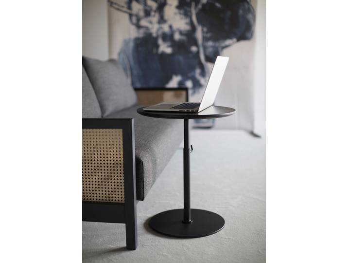 Couchtisch INNOVATION LIVING ™ Kiffa Tisch , schwarz (schwarz, schwarz, schwarz), B:45cm H:70cm, Tische, Couchtisch, stufenlos höhenverstellbar bis 70 cm