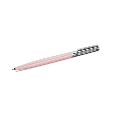 Drehkugelschreiber SWAROVSKI "Schreibgerät Geschenk MATRIX TENNIS", rosa (metallfarben, rosa), Stifte, Kunststoff, Metall, mit Swarovski Kristallen