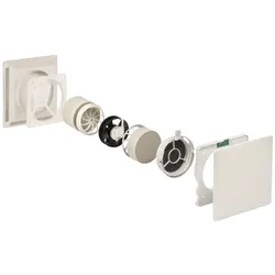 Leaf Ventilation Dezentrales Lüftungsgerät Leaf 1 Air Komplettset ? Ø 180 mm ? 3...