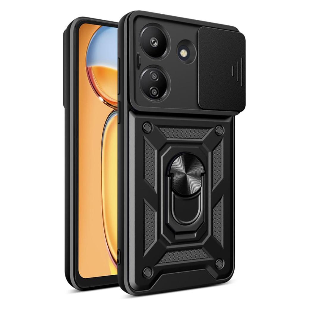 Techsuit - CamShield Series - Xiaomi Redmi 13C 4G / Poco C65 - Black (Xiaomi Poco C65) (56347294)