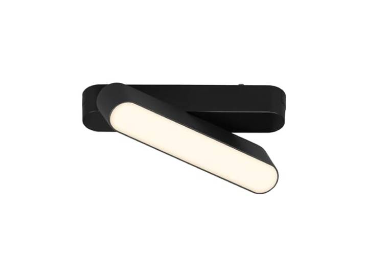 BRILONER - Schienensystem Luxtrail LED Tracklight, Warmweiß, Schwenkbar, Zubehör, LED Spot, Spotlight, Deckenspot, Lampen, Deckenlampe, Deckenleuchte, 130mm, Schwarz