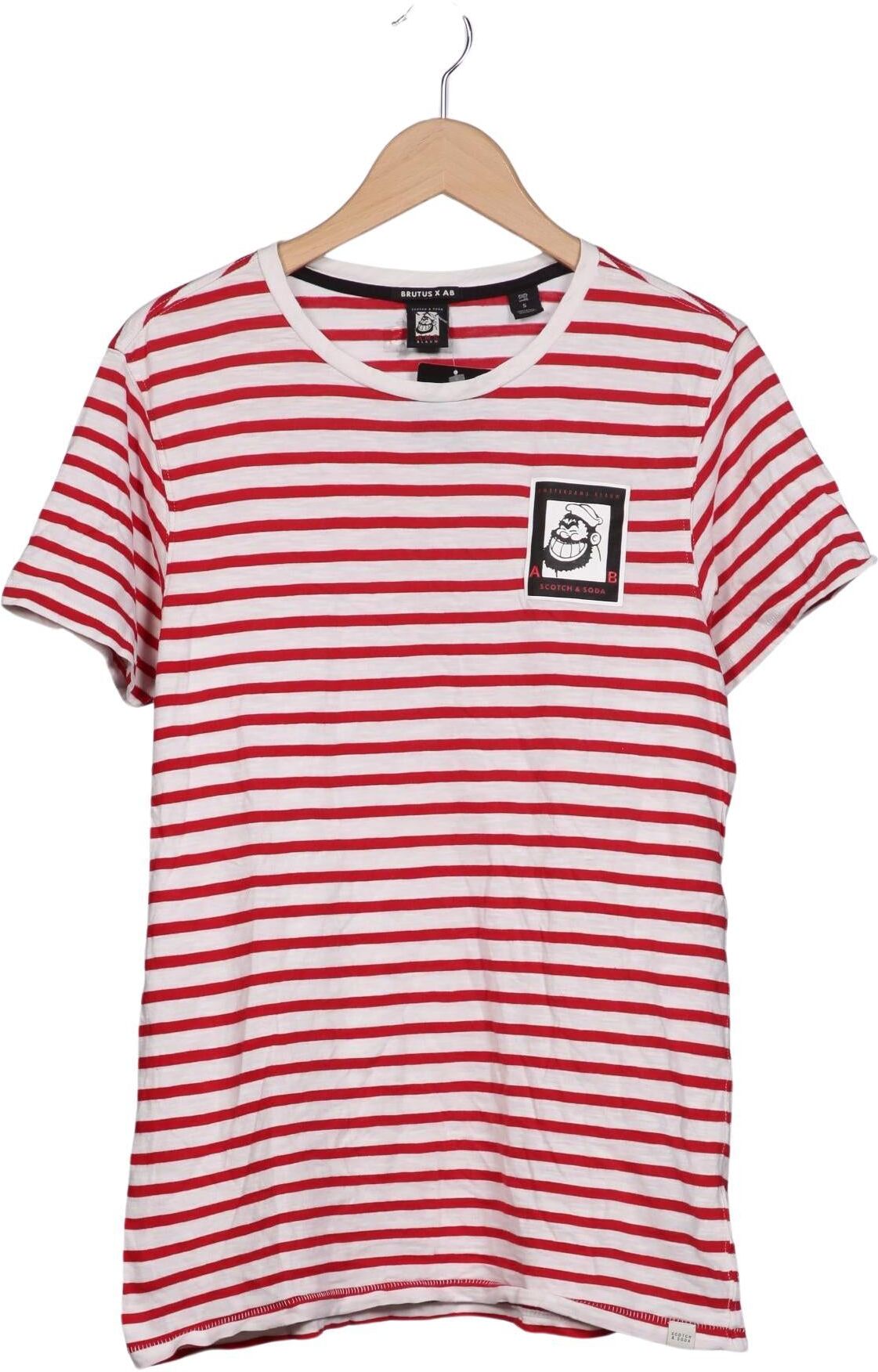Scotch & Soda Herren T-Shirt, Mehrfarbig, Gr. S, Baumwolle - Second Hand