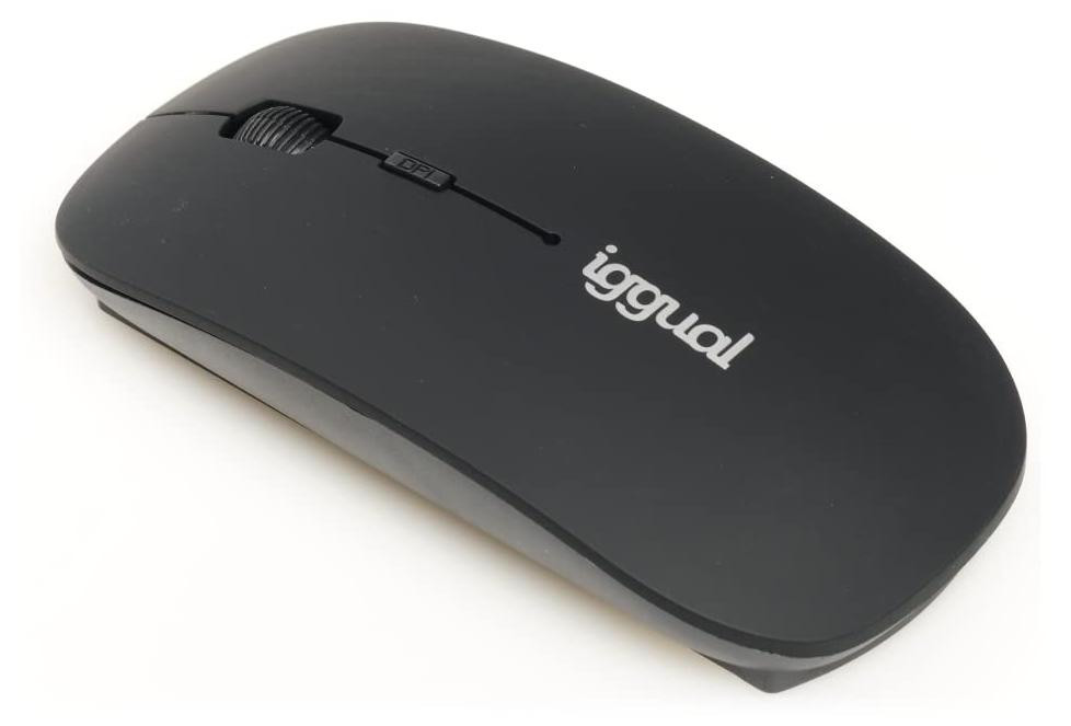 Iggual Muis IGG316771, 1600 DPI, zwart