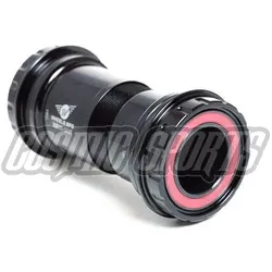 Wheels Manufacturing Zero Ceramic Innenlager, BB30 Outboard, SRAM/Truvativ GXP 24/22mm Kurbeln, black
