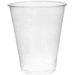200ml Klar Kunststoff Becher (Wasser/Tee) 5x100un