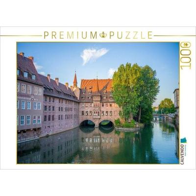 CALVENDO Puzzle Nürnberg - Heilig-Geist-Spital | 1000 Teile Lege-Größe 64x48cm Foto-Puzzle für glückliche Stunden