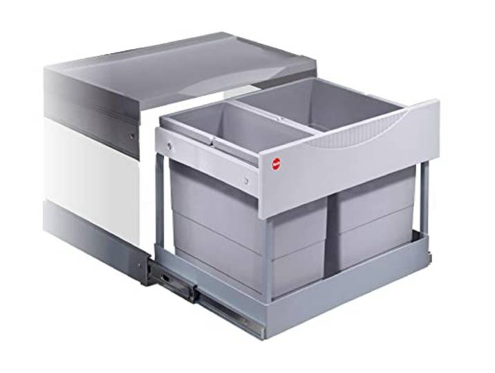 Hailo Abfallsammler 2er TR Swing Einbau Mülleimer 60.2/30 Raumspar-Tandem-S-plus