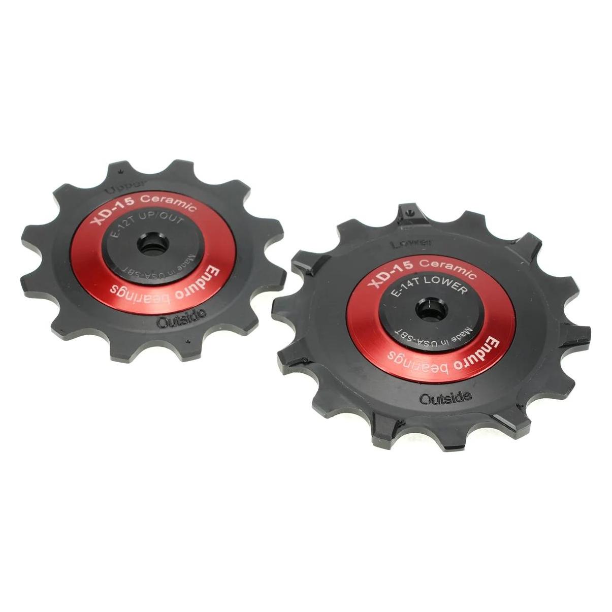 Enduro Bearings XD-15 Corsa Ceramic TorqTite Innenlager, BB30, BB386EVO, red (BKC-0645) (35242804)
