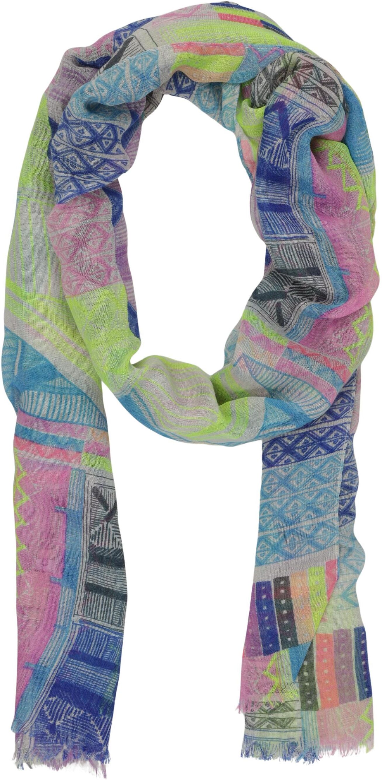 Codello Damen Schal oder Tuch, Neon, Synthetik - Second Hand