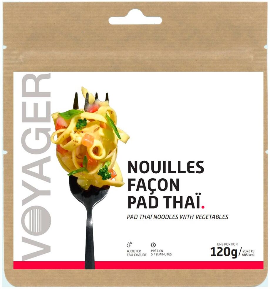 Voyager  - Nouilles Aux Légumes Façon Pad Thaï 120 g. - Repas Lyophilisé