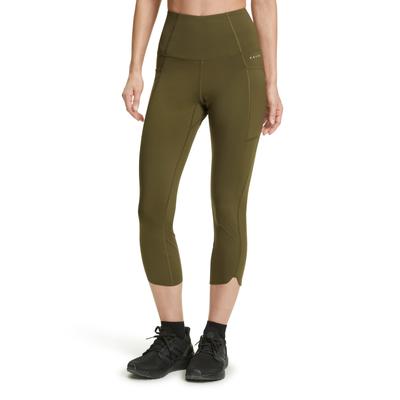 Funktionstights FALKE "CORE Sports", Damen, Gr. XS, N-Gr, grün (herb (7754)), Hosen